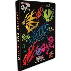 Konami Yugioh 9-Pocket Duelist Portfolio GOLD PRIDE Binder/Pages Hold 180 Cards - Image 1