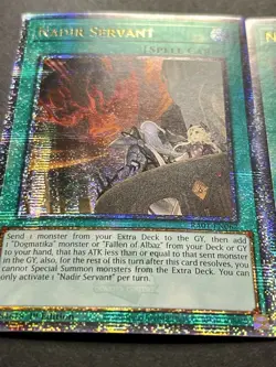3x Nadir Servant | RA01-EN062 | Quarter Century Secret Rare | NM | YuGiOh! - Image 2
