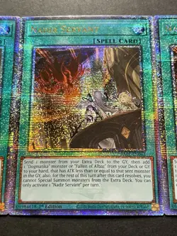 3x Nadir Servant | RA01-EN062 | Quarter Century Secret Rare | NM | YuGiOh! - Image 5