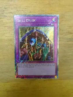 Yugioh! - Skill Drain - RA02-EN077 - Platinum Secret Rare - 1st Ed - NM/M - Image 1
