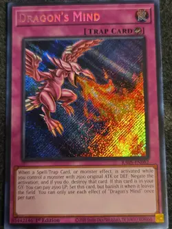 Yugioh Dragon's Mind RA05-EN082 Secret Rare 1st Edition - Image 1