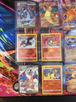 Pokemon Charizard 12 Card Lot GX, Mega EX Promo, Prismatic Full Art - Image 2