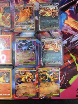 Pokemon Charizard 12 Card Lot GX, Mega EX Promo, Prismatic Full Art - Image 3
