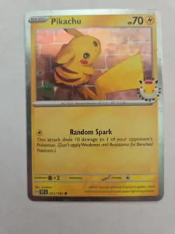 Pikachu (Pokemon Day 2026) 051/162 Common Miscellaneous Cards & Products Holo NM - Image 1