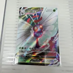 Pokemon TCG Butterfree VMAX Darkness Ablaze Holo Ultra Rare Card 002/189 - Image 1