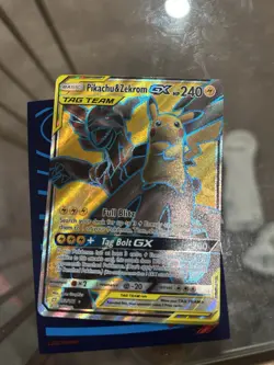 Pikachu & Zekrom GX - 162/181 - Full Art Ultra Rare - Team Up - Pokemon Card NM - Image 1