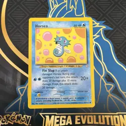 Unlimited) Pokemon HORSEA Card NEO GENESIS Set 62/111 COMMON D1 - Image 1