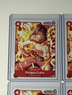 Portgas D. Ace P-119 Pirate Party Promo English One Piece 4 Card Play Set Lot - Image 2
