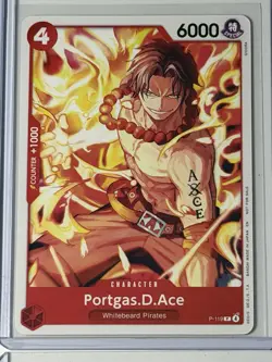 Portgas D. Ace P-119 Pirate Party Promo English One Piece 4 Card Play Set Lot - Image 3