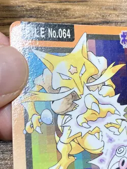 Pokemon Carddass Card Kadabra File No. 64 Bandai Pocket Monsters 1997 Japan - Image 3