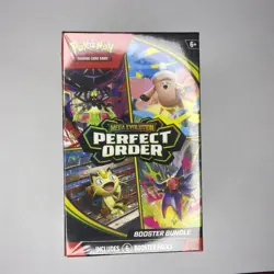 Pokemon TCG Mega Evolution—Perfect Order Booster Bundle 6 Sealed - Image 1