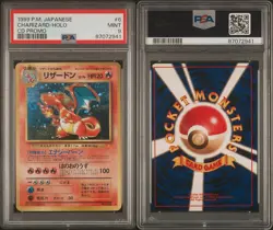 1999 Pokemon CD-Promo Charizard PSA 9 Mint #6 Japanisch - Image 1