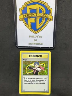 POKEMON GYM CHALLENGE UNLIMITED KOGA HOLO 19/132 PL - Image 1