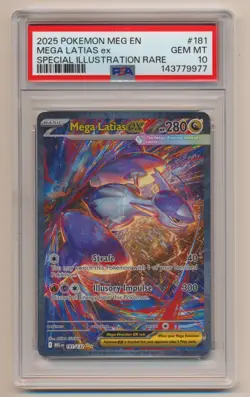 PSA 10 Pokemon Mega Evolution SIR Mega Latias EX 181/132 GEM MINT Condition! - Image 1