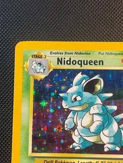 Pokemon Nidoqueen 7/64 Jungle Holo Rare Unlimited 1999 WOTC Vintage LP - Image 2