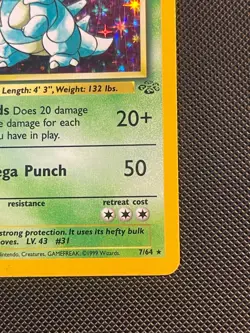 Pokemon Nidoqueen 7/64 Jungle Holo Rare Unlimited 1999 WOTC Vintage LP - Image 4