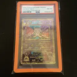 Ancient Mew PSA 8 (Mint) - 2000 Pokemon Movie Promo - w/ Swirl New Sert - Image 1