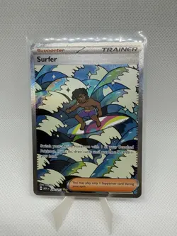 Surfer 293/217 SIR Pokemon TCG Ascended Heroes Tepig Totodile Chikorita promos - Image 2