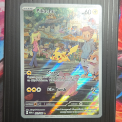 Pokemon TCG Pikachu 173/165 SV 151 Illus Rare Full Art Holo Eng - Image 1