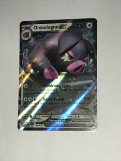 Pokemon Oinkologne ex 158/198 Base Set Scarlet & Violet Double Rare NM 1113#132 - Image 2