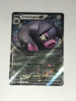 Pokemon Oinkologne ex 158/198 Base Set Scarlet & Violet Double Rare NM 1113#132 - Image 4