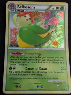 Bellossom 1/90 HGSS Undaunted Holo Rare Pokemon - Image 1