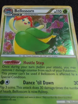 Bellossom 1/90 HGSS Undaunted Holo Rare Pokemon - Image 2