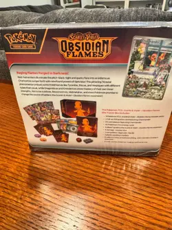 Pokemon Scarlet & Violet Obsidian Flames Elite Trainer Box -9 Packs - New Sealed - Image 2