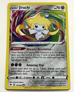 Pokemon TCG Jirachi 119/185 Vivid Voltage Amazing Rare Holo ENG 70HP 2020 - Image 1