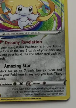 Pokemon TCG Jirachi 119/185 Vivid Voltage Amazing Rare Holo ENG 70HP 2020 - Image 5