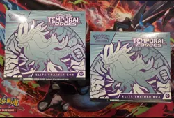 Pokemon Scarlet & Violet Temporal Forces Elite Trainer Box ETB Lot of 2 Sealed - Image 1