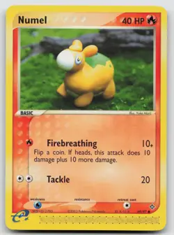 Numel 69/97 Dragon Pokemon Yuka Morii NM - Image 1