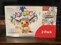 Pokemon Prismatic Evolutions Elite Trainer Box & Booster Bundle - Costco 2 Pack - Image 1