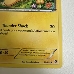 Pikachu 27/111 XY Regular ENG 2014 60HP Basic Common Unlimited - Image 5