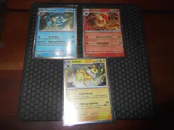 Pokemon Prismatic Jolteon Flareon Vaporeon SVP 167 168 169 Promo Set Pack Fresh - Image 1