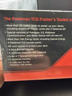 2020 SEALED Pokemon TCG Trainer's Toolkit | FA Dedenne GX Booster Packs Box - Image 4