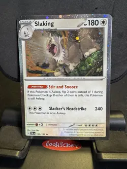 Pokemon Slaking 162/193 Illustration Rare Paldea Evolved IR Holo NM - Image 1