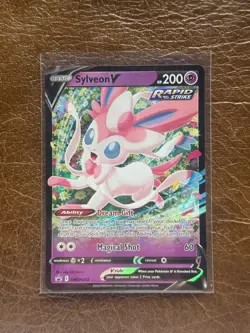 Pokemon Sylveon V SWSH202 SWSH Black Star Promo NM - Image 1
