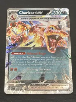 Charizard Ex 054/091 SV Scarlet & Violet Double Rare Holo Pokemon Near Mint NM - Image 2