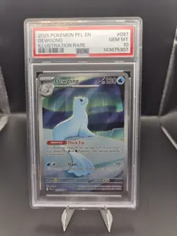 Dewgong 097/094 Illustration Rare Pfl En-phantasmal Flames Pokemon PSA 10 - Image 1