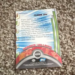 Topps Pokemon TV Animation Nurse Joy HV16 Heroes & Villains - Image 2