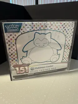 Pokemon Center Scarlet & Violet 151 SEALED PC ETB - Acrylic Case - Image 1