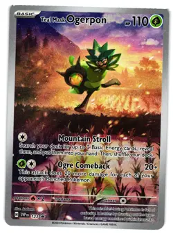 Pokemon TCG Teal Mask Ogerpon 123 Holo Promo Scarlet & Violet Promo NM - Image 1
