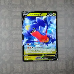 Pokemon TCG - Garchomp V - 117/189 Ultra Rare Half Art Astral Radiance SWSH NM - Image 2
