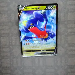 Pokemon TCG - Garchomp V - 117/189 Ultra Rare Half Art Astral Radiance SWSH NM - Image 4