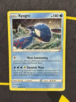 Kyogre - 036/159 - Crown Zenith Promo Cosmos Holo Pokemon Card - NM - Image 1