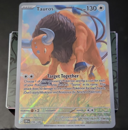 Tauros 096/086 Chaos Rising Illustration Rare English Pokemon Card Mint TCG - Image 1