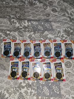 12 Packs Surging Sparks POKEMON TCG Checklane Blister Set 7 Wooper + 5 Pachirisu - Image 1