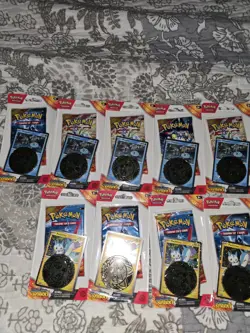 12 Packs Surging Sparks POKEMON TCG Checklane Blister Set 7 Wooper + 5 Pachirisu - Image 2