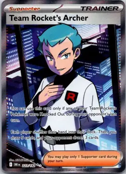 Team Rocket's Archer Holo Ultra Rare SV10: Destined Rivals 223/182 NM - Image 1